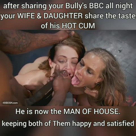 bbc caption cumswap facial kissing milf submissive clip