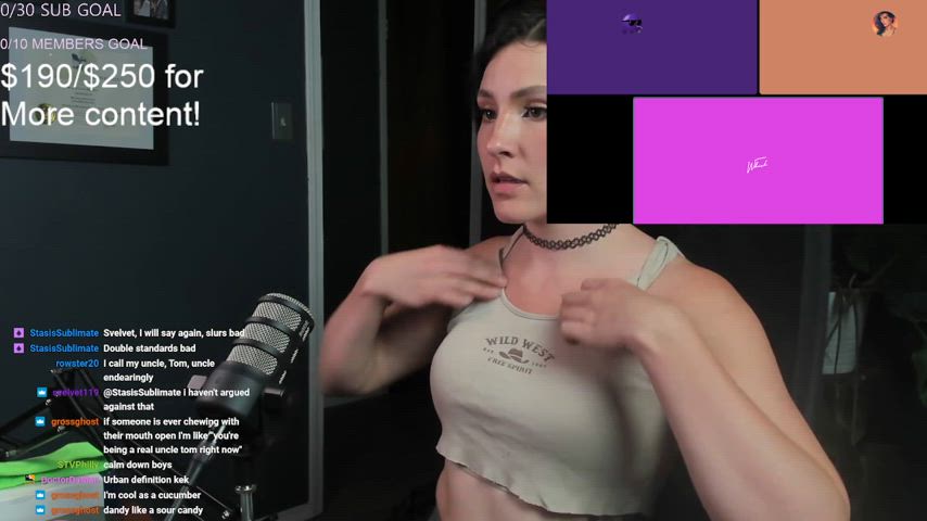 armpits boobs busty choker cute pawg thick tits white girl workout fit-girls girls-in-yoga-pants