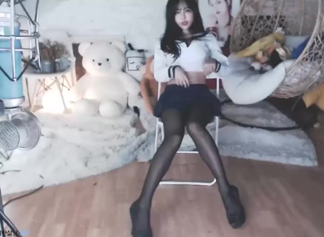 Sailor Suit Schoolgirl Costume Sexy Ass Chair Dance