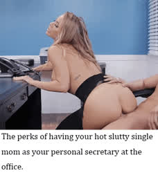 [M/S] Perks of mom being my personal secretary