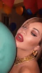 British Celebrity Licking Lips Lipstick Long Tongue Rita Ora clip