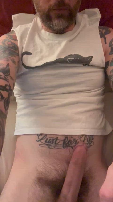 big balls big dick penis tattoo clip