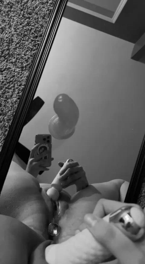 Love watching myself soak my mirror 🤤 (OC) (F26)