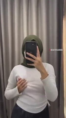 Hijab Indonesian Malaysian Hijabi Tease Tits