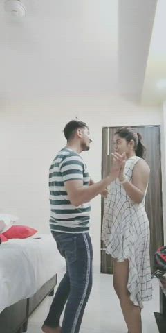 🔥🥵Beautiful Sister Enjoying with Naughty Brother 2 Videos with Hindi AUDIO