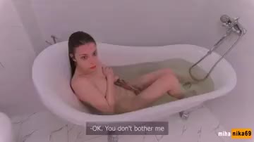 Dispute with Stepsister Over Bath Ends in Fucking