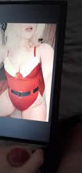 Christmas Cumshot Tribute clip