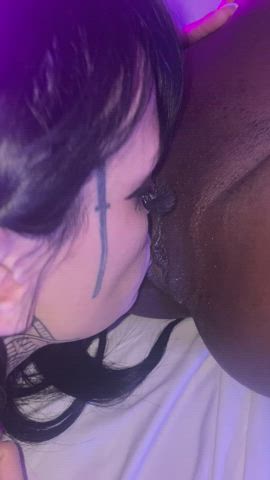 Ebony Goth Interracial Lesbians