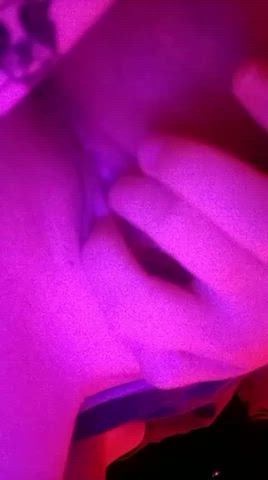 Fingering Purple Bitch Pussy