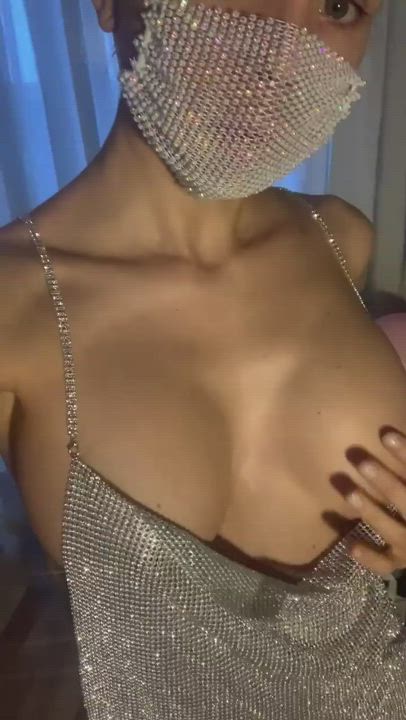 Big Tits Dress Fake Boobs clip