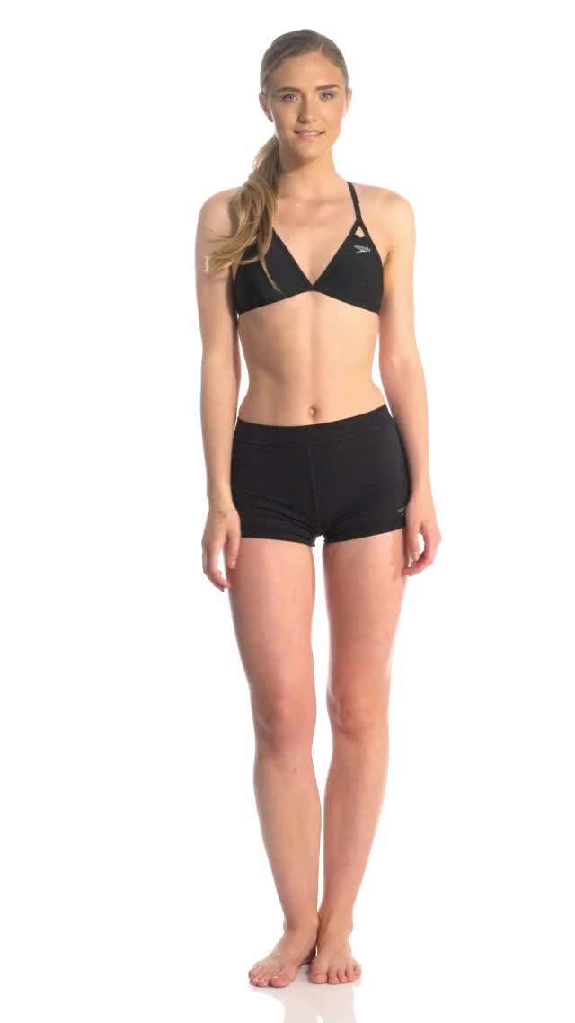 Speedo Turnz Tie Back Bikini Swimsuit Top | SwimOutlet.com