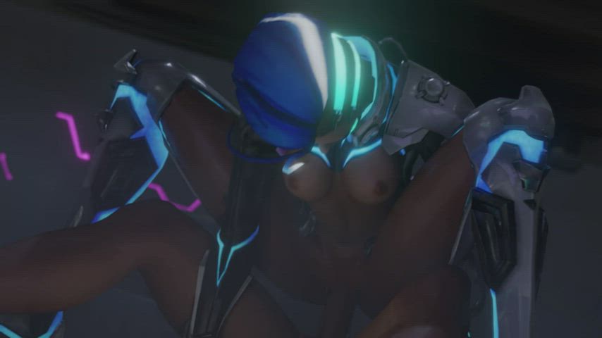 3D Animation Overwatch Reverse Cowgirl Rule34 clip