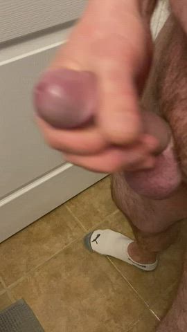 big dick cock gay handjob jerk off masturbating public trans clip