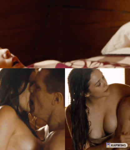 Big Tits Boobs Brunette Celebrity Elizabeth Olsen Kissing Tits clip