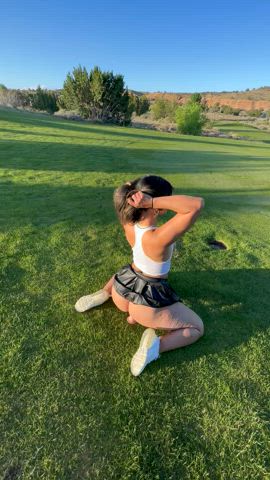 How would you want to fuck me if we went golfing