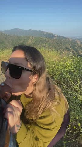 Beautiful view and a blow job