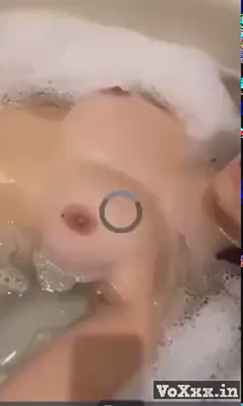 amateur bath bathroom bathtub homemade selfie teen tits clip