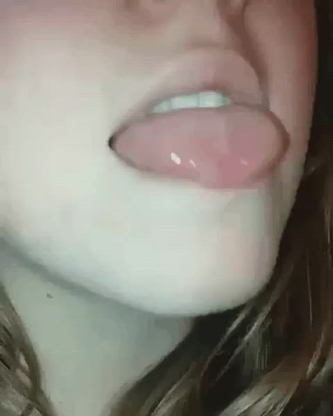 oral saliva tongue fetish clip