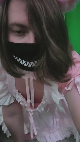 crossdressing dress femboy maid sissy sissy slut clip