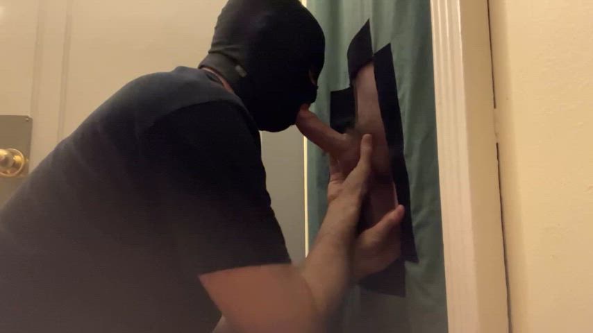 blowjob deepthroat glory hole clip