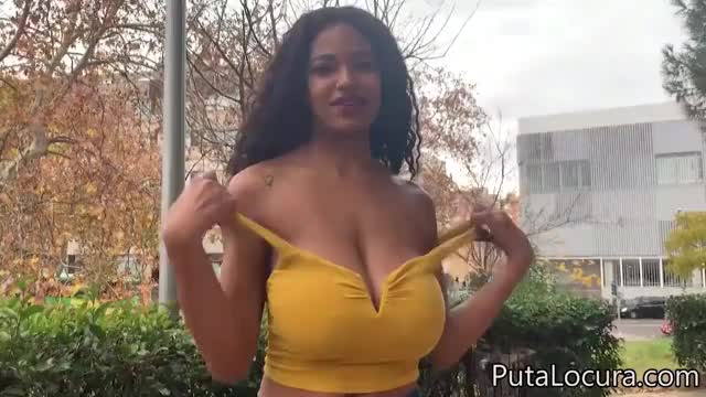 Tina Fire the Brazilian of 20 years and 20 kg of fat tits, porn videos of Torbe caught