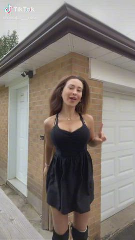 Dancing Dress TikTok Tits clip