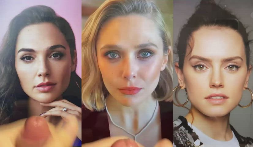 Gal Gadot, Elizabeth Olsen and Daisy Ridley are trying to see who can drain us the