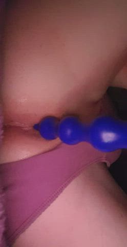 Love the feeling of beads in my ass