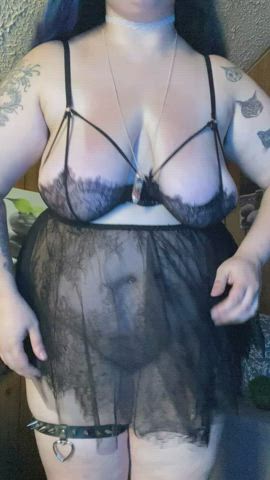 Can I tempt you with my big goth titties?