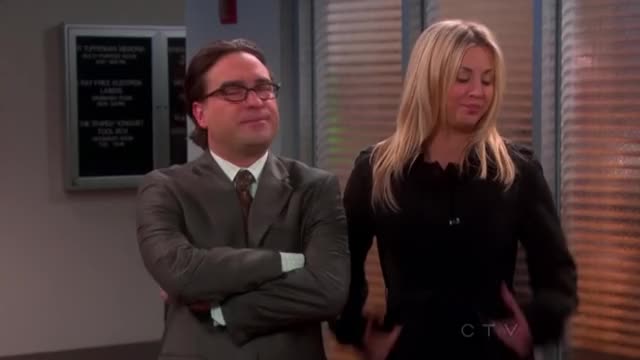 Penny flaunts her body trying to get Leonard tenure at University (Big Bang Theory