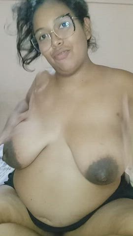 My tits with sexy black nipples