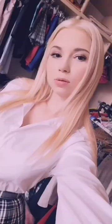 Blonde Schoolgirl Teen Porn GIF by roxyrisingstar