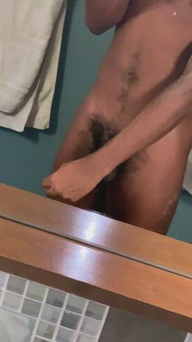 bbc big balls big dick cock homemade male masturbation clip