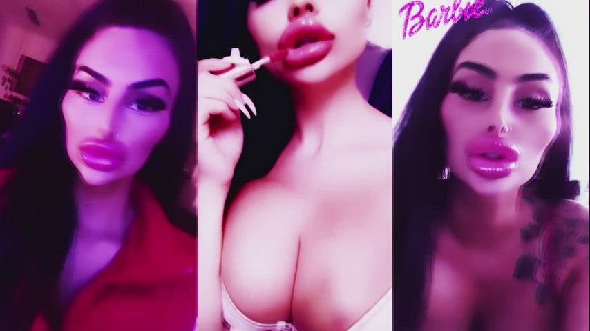 doll hypnosis lips lipstick lipstick fetish sissy clip