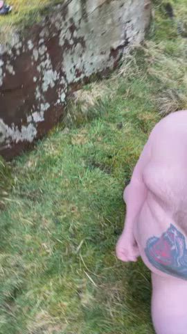 amateur cock homemade jerk off male masturbation masturbating outdoor public solo