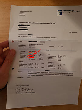 My semen test results (19.5 ml)