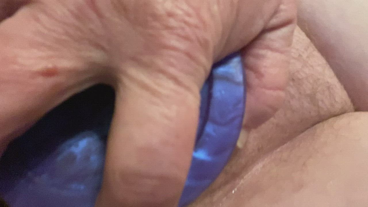 Close Up Gape Huge Dildo clip