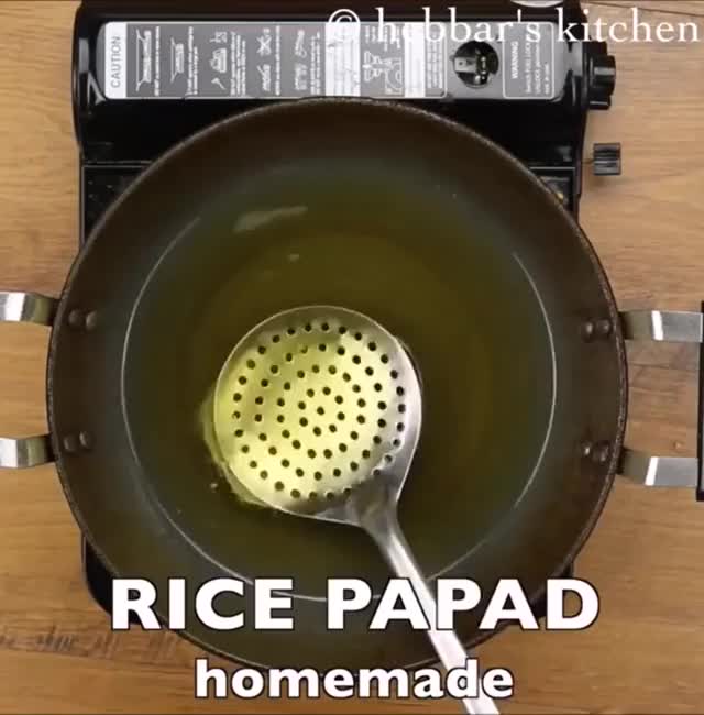 Crispy Rice Papadums