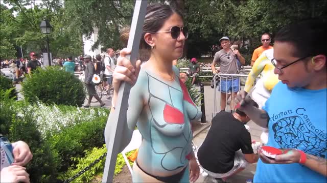 Annual Bodypainting Day 2017, New York (Camera 3)