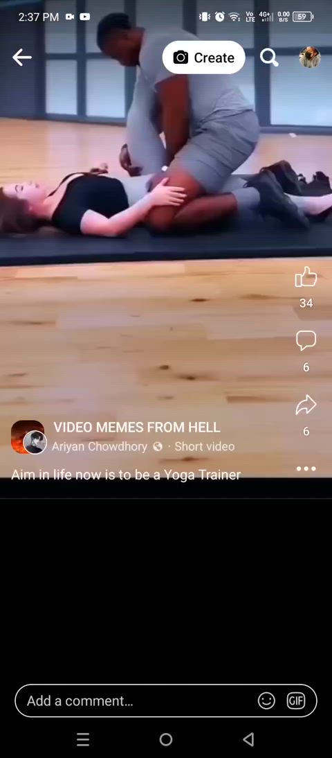 Ass Big Tits Big Ass Interracial Yoga Pants Yoga Porn GIF by raizel09155