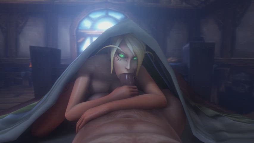 3d animation bed sex blowjob elf handjob pov rule34 warcraft rule-34 clip