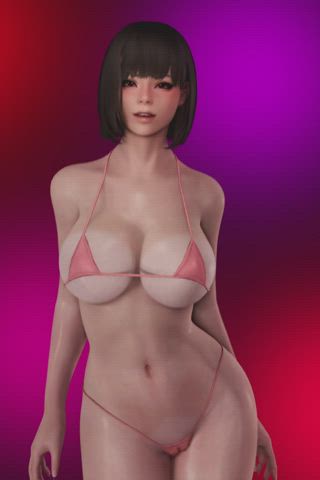 3D Bikini Bouncing Tits clip
