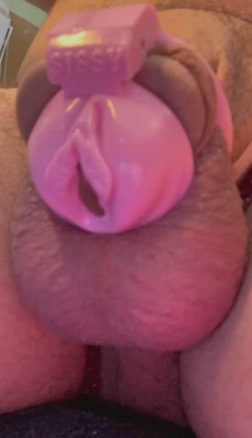 chastity precum sissy clip