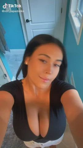 big tits cute teen tiktok clip