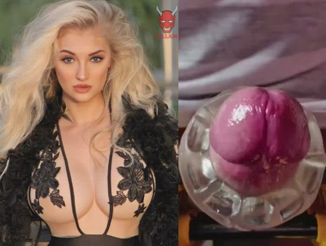 anna faith carlson babecock blonde cock milking cuckold fake tits fleshlight fucking