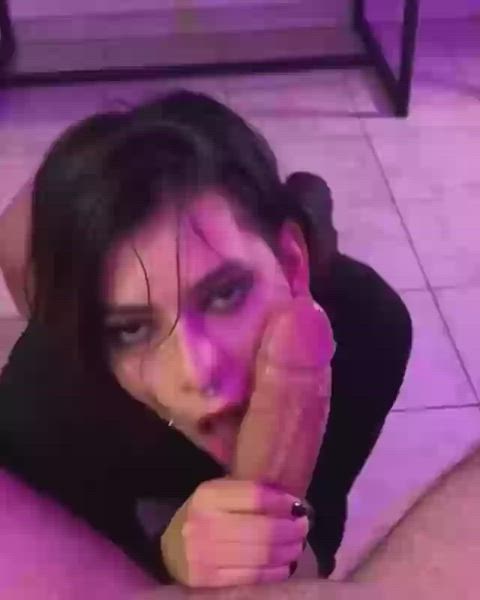 alt bwc big dick blowjob goth pierced piercing clip