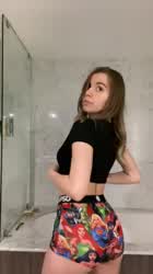 Ass Bathroom Blonde clip