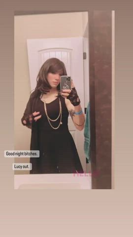goth tease trans trans woman clip