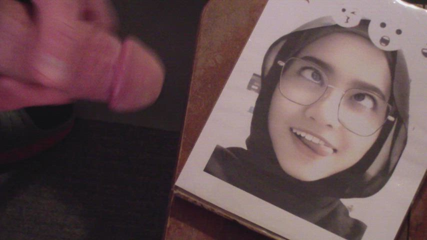 facial glasses hijab tribute clip