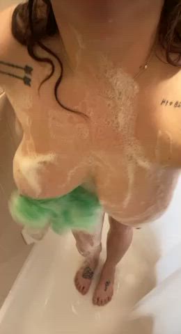 Sorry I missed Titty Tuesday….so here’s a clip of me in the shower to make up